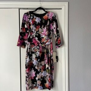 Floral Print Women's Dress